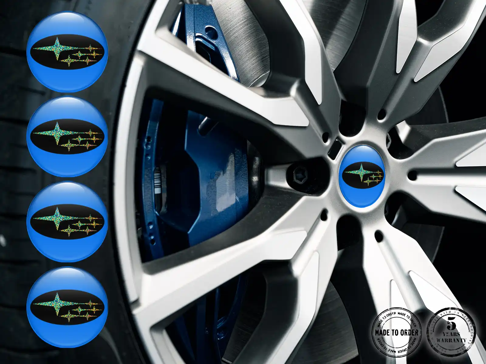 Subaru Decalcomania Precisione Quantum Racing Onda